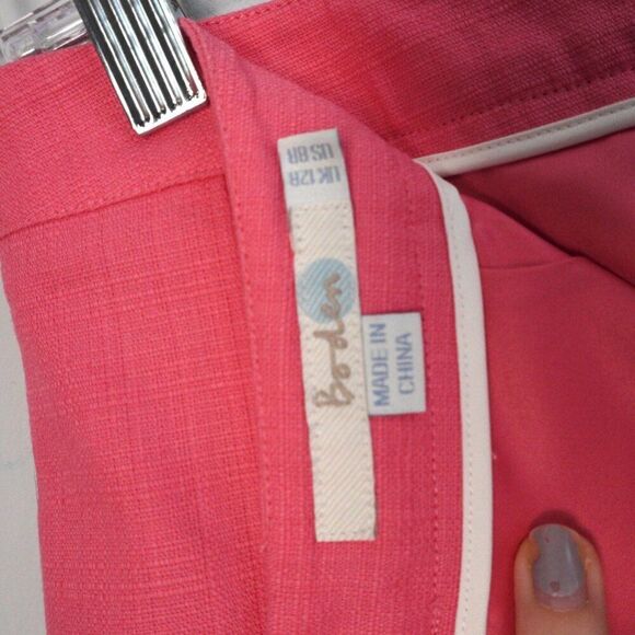 Boden‎ Grace Pink Skirt EUC Sz 8 EUC Barbiecore Valentines Quirky Fun Romantic - Picture 7 of 9